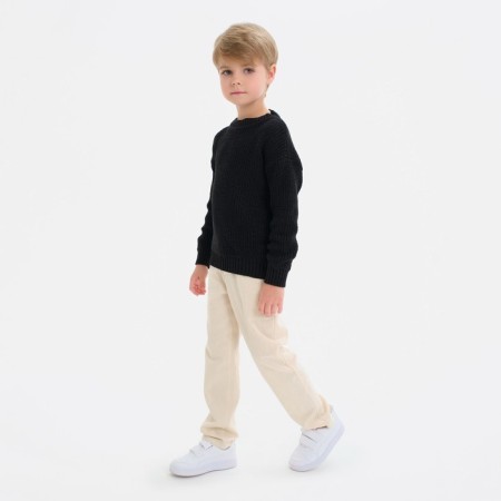 Jumper Children's Minaku: Casual Collection Kids, Black Color, Height 122-4