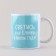 New Year's ceramic mug “Svet”, 320 ml, blue color
