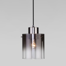 Suspended lamp with a glass plafon Trim, 40W, E27, 15x15 cm