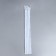 Lightning "Spiral", No. 5, detachable, automatic lock, 60 cm, white/blue color