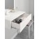 Toilet table, 700 × 383 × 180 mm, color milk
