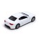Metal machine "coupes", inertia, light and sound, 1:32, doors open, white color