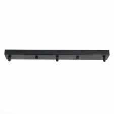 Ceiling fastening for 3 lamps (rectangular) ST LUCE. SL001.413.03. SL001, 50x6 cm, black color