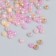 Glass beads 6/0 "caramel-pink melange" 10 g