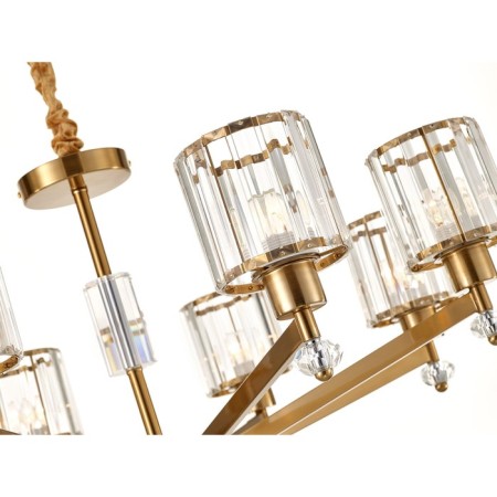 Lamp with a universal mount 8x60W E27, size 84x84x37/90 cm-3