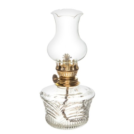 Kerosene lamp decorative transparent 9x9x18 cm risalux-8