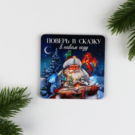 Wooden magnet "New Year", mix of 5 pcs-1