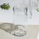 Glass Glass "Aquatic", 1650 ml, transparent acrylic cover