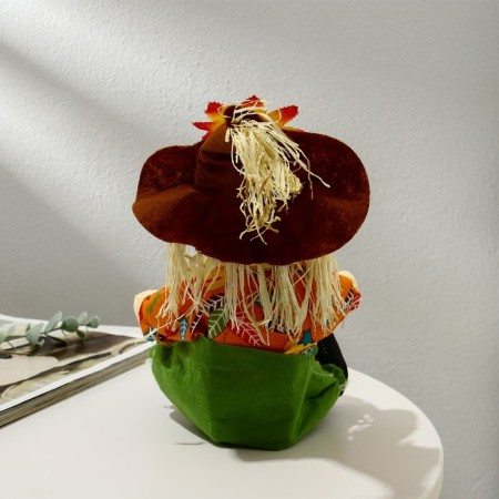Flower stand, 1 pot, d = 9 cm, h = 9 cm, mix, “scarecrow”, greengo-3