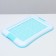 Dog toilet with a grid and a column, 45 x 35 x 4.5 cm, blue