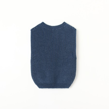 Knitted crumb I, height 80-86 cm, blue-2