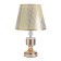 LUANA Table lamp E27 40W gold 25x24x41 cm Risalux