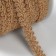 Weekes decorative canvas "Chanel", 10 mm, 9 ± 0.5 m, beige color