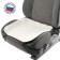 Front seat, artificial fur, size 48 x 48 cm, white