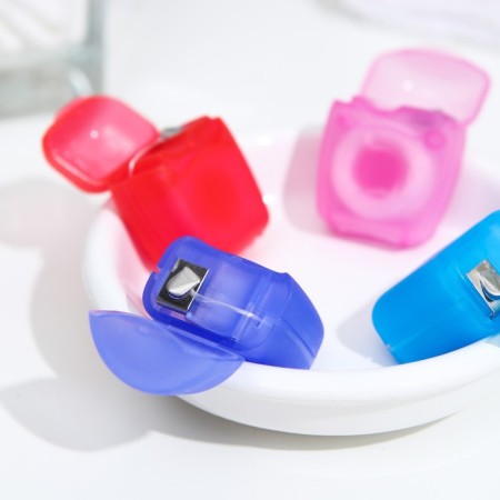 Tooth thread, mix, 4 colors, mint, 15 m-3