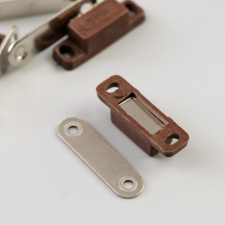 Magnetic lock (set 4 pcs) brown 3x1 cm-1
