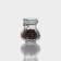 Glass jar for spices with a grocery castle "Cheson", 100 ml, 7 × 8 cm