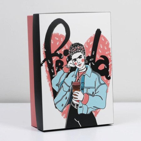 Gift folding box, packaging, Frida, 30 x 20 x 9 cm-2