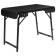 A set of furniture, folding: table, 2 light stools, black and white color