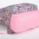 Baby backpack on lightning, external pocket, reflective strip, gray/pink color
