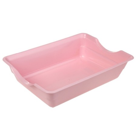 Deep toilet without a mesh 36 x 26 x 9 cm, pink