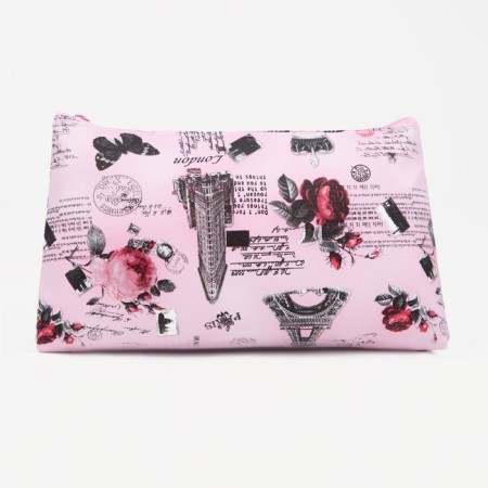 Lightning cosmetic bag, pink color-1