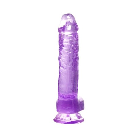 Falloimitator Realistic, TPE, 21 cm, purple color-1