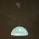 Lamp Bayerlux cap "Rocell" 1 lamp E27 40W White blue d.250