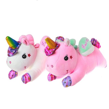 Soft toy "Unicorn", 35 cm, Mix colors-3