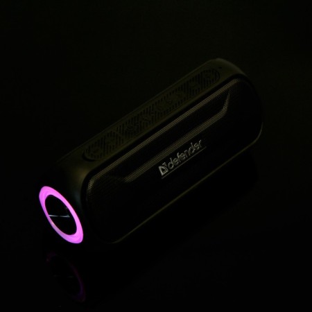 The portable column Defender Enjoy S1000, 20 W, Bluetooth 4.2, 2000 mAh, backlight, black-9