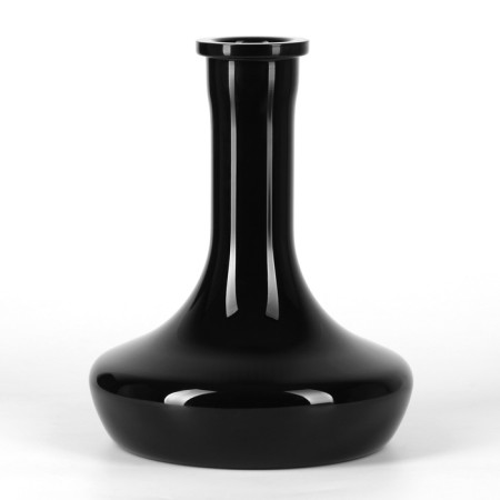 Rino hookah flask, H-26cm, black alabast