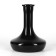 Rino hookah flask, H-26cm, black alabast