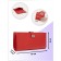 Wallet on the button, the color is red