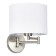 Wall lamp EVOLUCE. Sle300551-01. Brescia. 1x40 W, E27, 22x26 cm, Nickel color