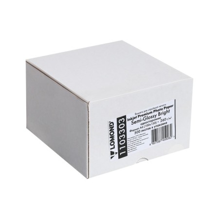 Photo paper for jet print A6, 500 Lomond sheets, half -glossy block 260 g/m² (1103303)-2