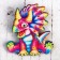 Wooden icon "Triceratops"