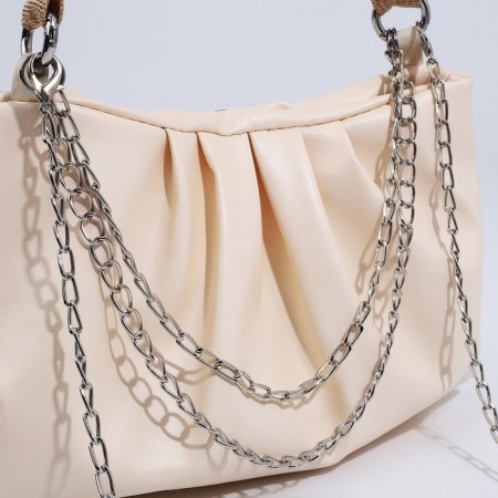 Baget bag with zipper, dairy color-3