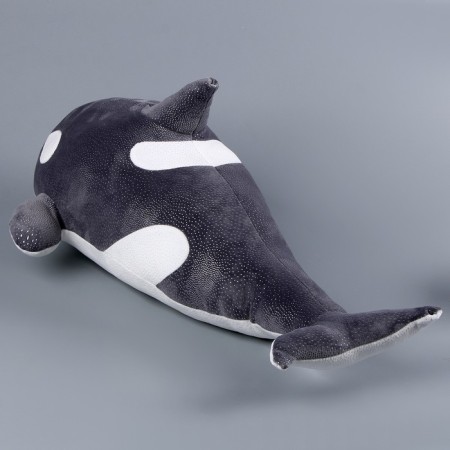 Soft toy "Killed", 80 cm, gray color-3