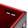Sadovo-park urn "School" 44 l, 30 x 30 x 70 cm, case 2 mm, tank 0.5 mm