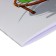 Notepad 120 x 170 mm, 32 sheets are funny pandules, covered cardboard, matte lamination, curly cutting, block 65 g/m2