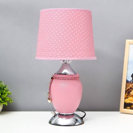 Hell lamp "Shagren" E27 40W Dimmer Pink 22.5x22.5x45cm Risalux-3