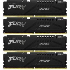Память DDR5 4x16GB 5200MHz Kingston KF552C40BBK4-64 Fury Beast Black RTL Gaming PC5-41600 C   106502