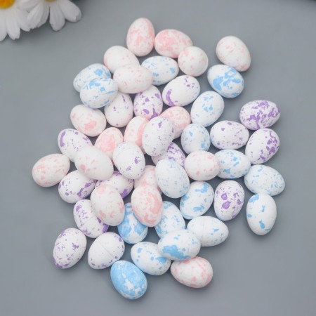Easter decor "Egg - watercolor" set 50 pcs 2.5x1.5x1.5 cm-1
