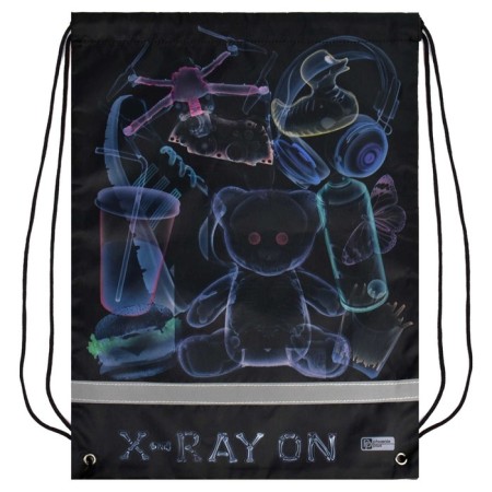 A bag for shoes 480 x 360 mm, Phoenix, sublimation, reflective strip, "X -ray"-1