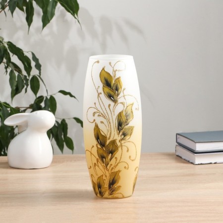 Vase "Golden Lessons" D-7.5x11x26 cm