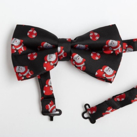 Set of men's kaftan subcutters and a butterfly tie "Cool Santa"-5