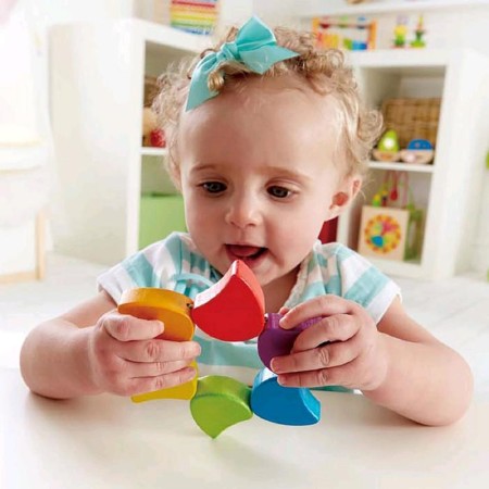 A rattle for newborn "Rainbow"-1