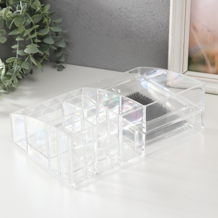 Organizer Casket Plastic 1 Transparent Box 8.5x15x25 cm-3