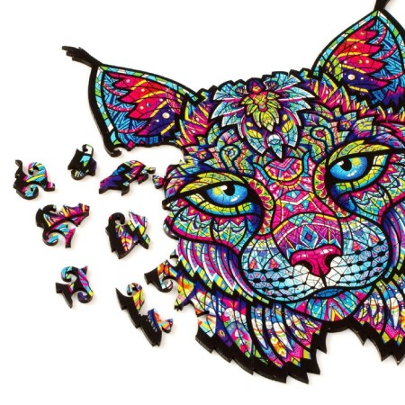 Figure puzzle "Mystical lynx" s-4