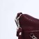 Janelli Cross-Boda Bag on a zipper, 2 external pockets, burgundy color